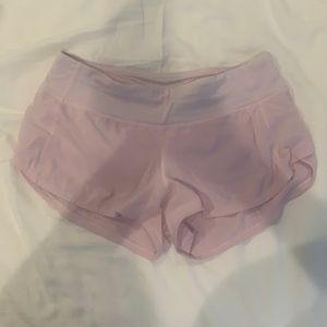 Lululemon size 6 speed shorts